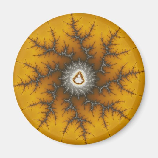 Ice Flake - Fractal Magneet (Voorkant)