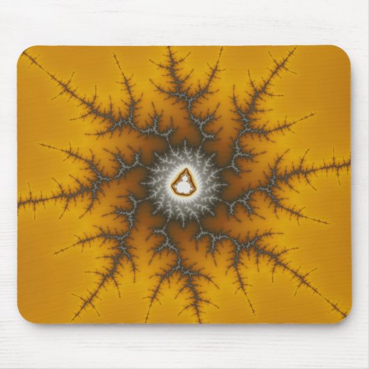Ice Flake - Fractal Mousepad Muismat (Voorkant)