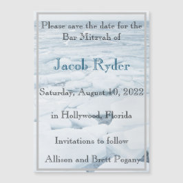 Ice Floe Magnetic Save the Date