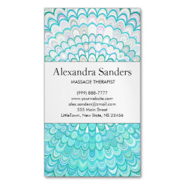 Ice Flower Mandala Magnetisch Visitekaartje