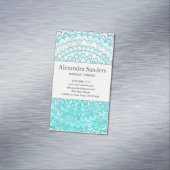 Ice Flower Mandala Magnetisch Visitekaartje (Voorbeeld)