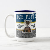 Ice Flyer Nation 2013 SPHL Champions Tweekleurige Koffiemok (Links)