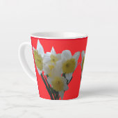 Ice Follies Daffodils Design Latte Mok (Linkerhoek)