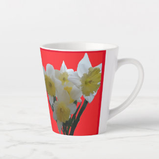 Ice Follies Daffodils Design Latte Mok