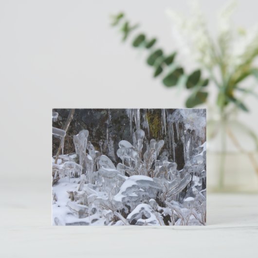 Ice Formations, Unalaska Island Briefkaart (Staand voorkant)