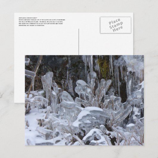 Ice Formations, Unalaska Island Briefkaart (Voorkant / Achterkant)