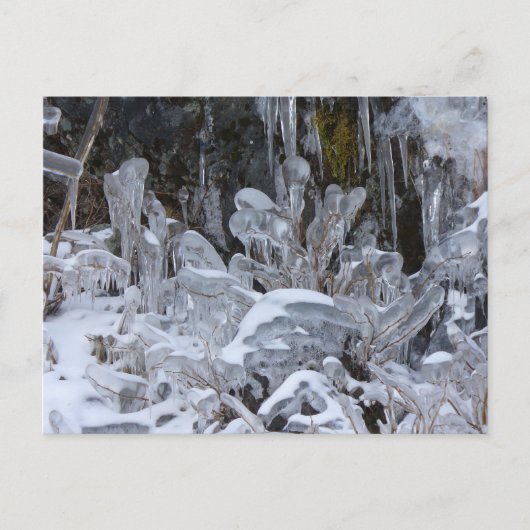 Ice Formations, Unalaska Island Briefkaart (Voorkant)