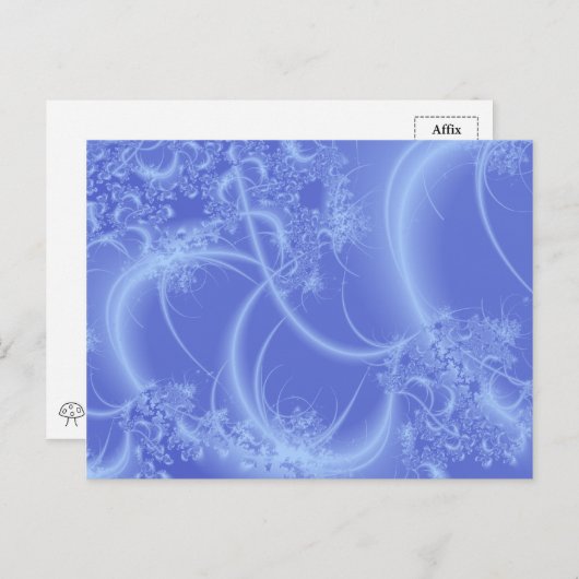 Ice Fractal Briefkaart (Voorkant / Achterkant)