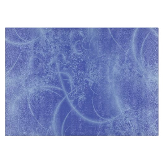 Ice Fractal Glass Cutting Board Snijplank (Voorkant)