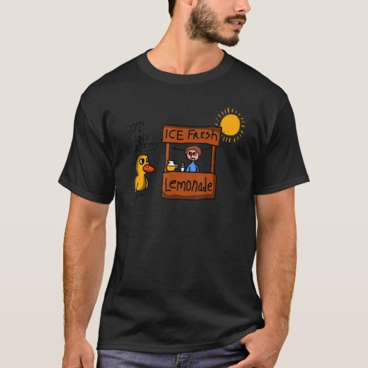 Ice Fresh Lemonade heeft druiven van Duck T-shirt (Voorkant)