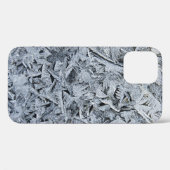 Ice Frost Crystals Texture Afbeelding Case-Mate iPhone Case (Achterkant (horizontaal))