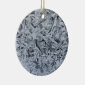Ice Frost Crystals Texture Afbeelding Keramisch Ornament (Rechts)