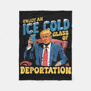 Ice Geniet van een ijskoude golf van deportatie Fu Fleece Deken