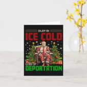 Ice Geniet van een ijskoude golf van deportatie Fu Kaart (Gele Bloem)