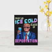 Ice Geniet van een ijskoude golf van deportatie Fu Kaart (Gele Bloem)