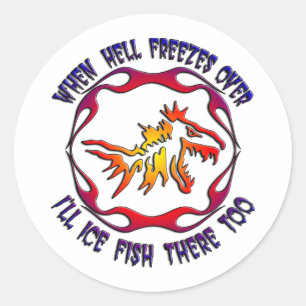 ICE GEVIST RONDE STICKER