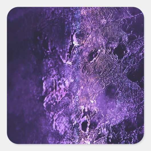 Ice - Glacial - Amazing! Vierkante Sticker (Voorkant)