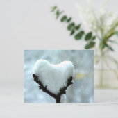 Ice Heart Briefkaart (Staand voorkant)