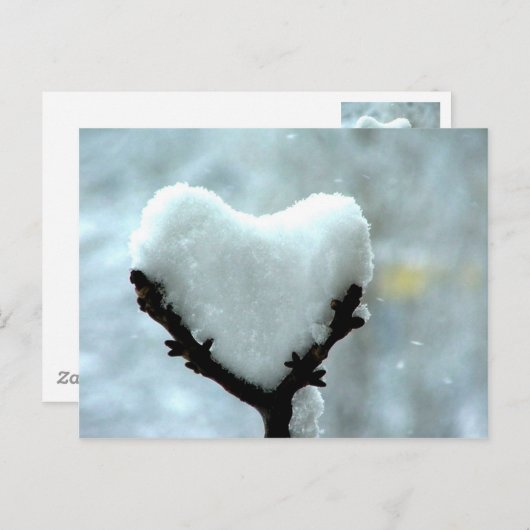 Ice Heart Briefkaart (Voorkant / Achterkant)