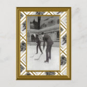 Ice Hockey, 1920 Briefkaart (Voorkant)