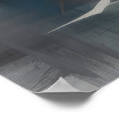 Ice Hockey Actie Sport Schilderen Abstracte Art De Poster (Hoek)