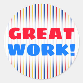 Ice Hockey Arena Rink geïnspireerde Stripes Sticke Ronde Sticker