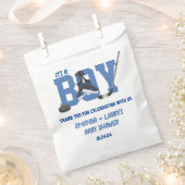 Ice Hockey Baby shower Bedankzakje (Geknipt)