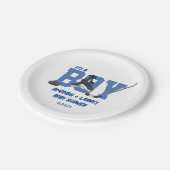 Ice Hockey Baby shower Papieren Bordje (Gekanteld)