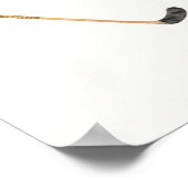 Ice Hockey Baby shower Welkomstbord Poster (Hoek)