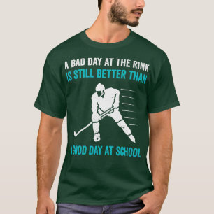 Ice Hockey Bad Day op de Rink Funny Ice Hockey Pl T-shirt
