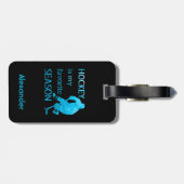 Ice Hockey bagagelabel (Achterkant horizontaal)