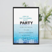 ICE HOCKEY Bat Bar Mitzvah Uitnodiging (Staand voorkant)