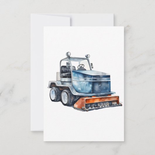 Ice Hockey Birthday Party Bedankkaart (Achterkant)