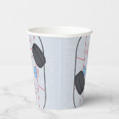 Ice Hockey Birthday Party Papieren Bekers (Rechts)