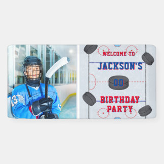Ice Hockey Birthday Party Photo Spandoek