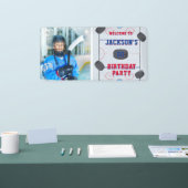Ice Hockey Birthday Party Photo Spandoek (Beurs)