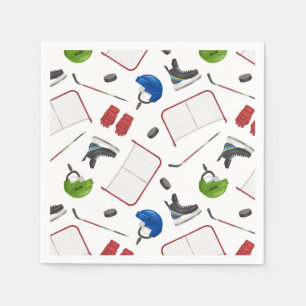 Ice Hockey Birthday Party Servet