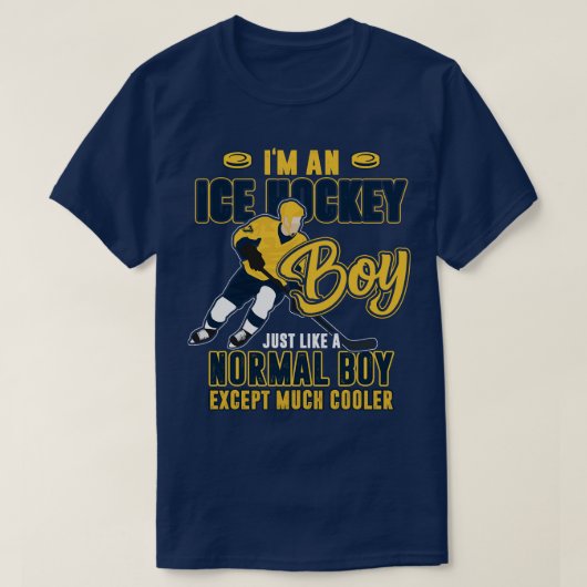 Ice Hockey Boy T-shirt (Design voorkant)