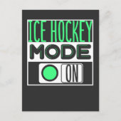 Ice Hockey Briefkaart (Voorkant)