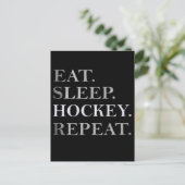 Ice Hockey Briefkaart (Staand voorkant)