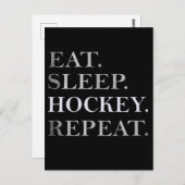 Ice Hockey Briefkaart (Voorkant / Achterkant)