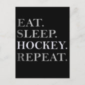 Ice Hockey Briefkaart (Voorkant)