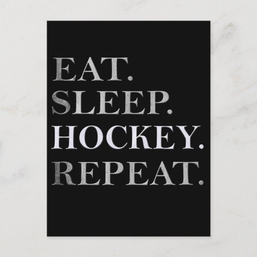 Ice Hockey Briefkaart (Voorkant)