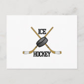 Ice Hockey Briefkaart (Voorkant)