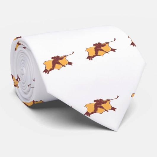  Ice Hockey Cadeaubon Stropdas (Opgerold)