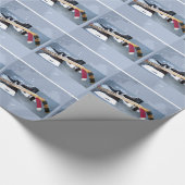 Ice Hockey Cadeaupapier (Hoek)