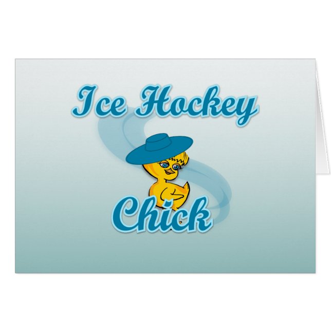 Ice Hockey Chick #3 (Voorkant Horizontaal)