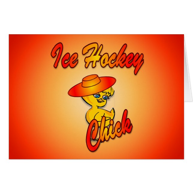 Ice Hockey Chick #5 (Voorkant Horizontaal)