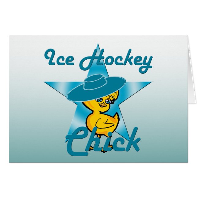Ice Hockey Chick #7 (Voorkant Horizontaal)