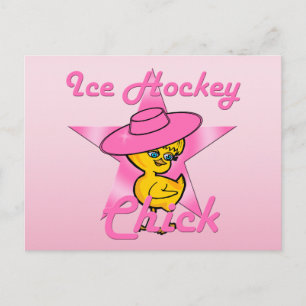 Ice Hockey Chick #8 Briefkaart